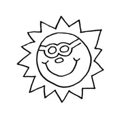 Coloring page: Sun (Nature) #157962 - Free Printable Coloring Pages