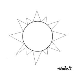 Coloring page: Sun (Nature) #157966 - Free Printable Coloring Pages