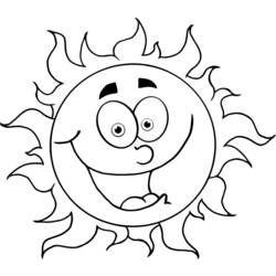 Coloring page: Sun (Nature) #157978 - Free Printable Coloring Pages