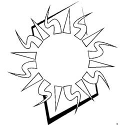 Coloring page: Sun (Nature) #157990 - Free Printable Coloring Pages