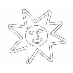 Coloring page: Sun (Nature) #157995 - Free Printable Coloring Pages