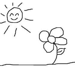 Coloring page: Sun (Nature) #158018 - Free Printable Coloring Pages