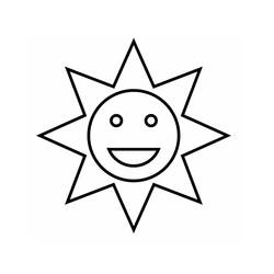 Coloring page: Sun (Nature) #158019 - Free Printable Coloring Pages
