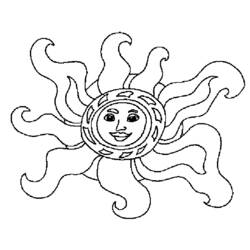 Coloring page: Sun (Nature) #158020 - Free Printable Coloring Pages