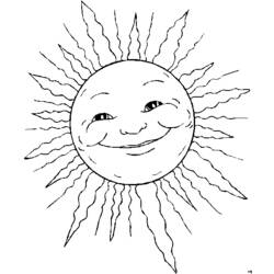 Coloring page: Sun (Nature) #158031 - Free Printable Coloring Pages