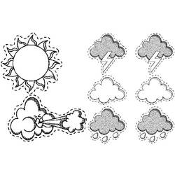 Coloring page: Sun (Nature) #158124 - Free Printable Coloring Pages