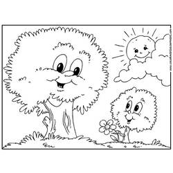 Coloring page: Tree (Nature) #154684 - Printable coloring pages