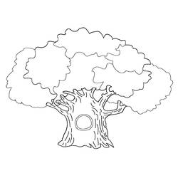 Coloring page: Tree (Nature) #154688 - Printable coloring pages
