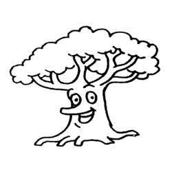 Coloring page: Tree (Nature) #154692 - Printable coloring pages