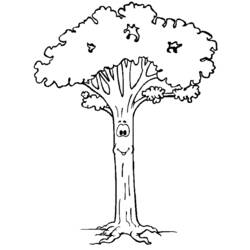 Coloring page: Tree (Nature) #154707 - Free Printable Coloring Pages