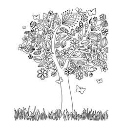 Coloring page: Tree (Nature) #154734 - Free Printable Coloring Pages