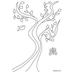 Coloring page: Tree (Nature) #154748 - Free Printable Coloring Pages