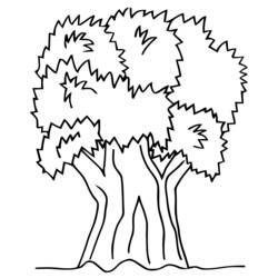 Coloring page: Tree (Nature) #154749 - Free Printable Coloring Pages