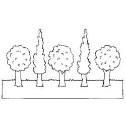Coloring page: Tree (Nature) #154752 - Free Printable Coloring Pages