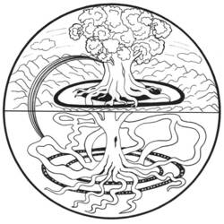 Coloring page: Tree (Nature) #154764 - Free Printable Coloring Pages
