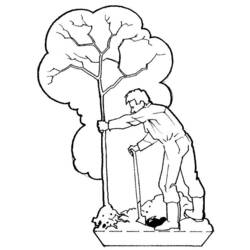 Coloring page: Tree (Nature) #154874 - Free Printable Coloring Pages