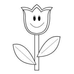 Coloring page: Tulip (Nature) #161644 - Free Printable Coloring Pages