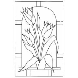 Coloring page: Tulip (Nature) #161685 - Free Printable Coloring Pages