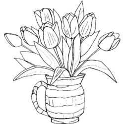 Coloring page: Tulip (Nature) #161689 - Free Printable Coloring Pages