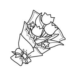 Coloring page: Tulip (Nature) #161719 - Printable coloring pages