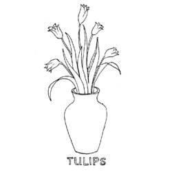 Coloring page: Tulip (Nature) #161752 - Free Printable Coloring Pages