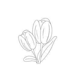 Coloring page: Tulip (Nature) #161756 - Free Printable Coloring Pages