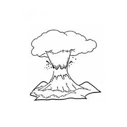 Coloring page: Volcano (Nature) #166569 - Printable coloring pages