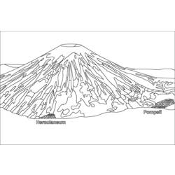Coloring page: Volcano (Nature) #166628 - Printable coloring pages