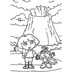 Coloring page: Volcano (Nature) #166632 - Free Printable Coloring Pages