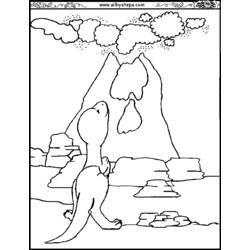 Coloring page: Volcano (Nature) #166635 - Free Printable Coloring Pages