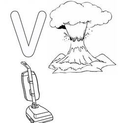 Coloring page: Volcano (Nature) #166707 - Free Printable Coloring Pages