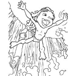 Coloring page: Waterfall (Nature) #159925 - Printable coloring pages