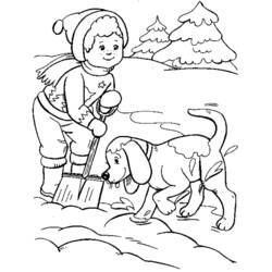 Coloring page: Winter season (Nature) #164405 - Free Printable Coloring Pages