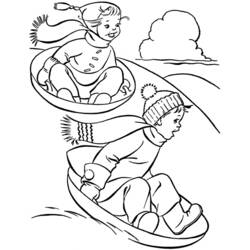 Coloring page: Winter season (Nature) #164419 - Free Printable Coloring Pages
