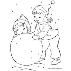 Coloring page: Winter season (Nature) #164423 - Free Printable Coloring Pages