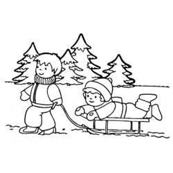 Coloring page: Winter season (Nature) #164425 - Free Printable Coloring Pages