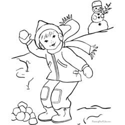 Coloring page: Winter season (Nature) #164426 - Free Printable Coloring Pages