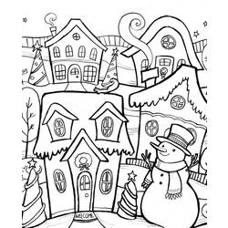 Coloring page: Winter season (Nature) #164434 - Free Printable Coloring Pages
