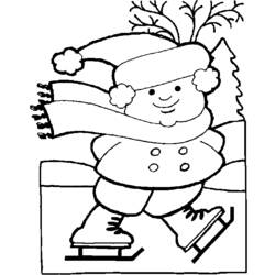Coloring page: Winter season (Nature) #164435 - Free Printable Coloring Pages