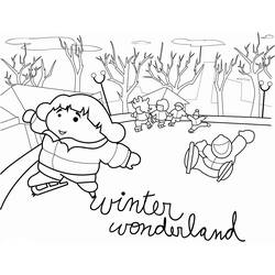 Coloring page: Winter season (Nature) #164438 - Free Printable Coloring Pages