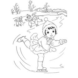 Coloring page: Winter season (Nature) #164447 - Free Printable Coloring Pages
