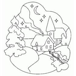 Coloring page: Winter season (Nature) #164449 - Free Printable Coloring Pages