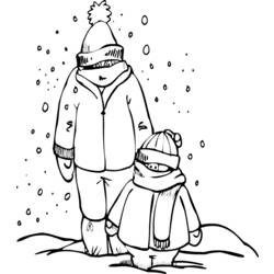 Coloring page: Winter season (Nature) #164451 - Free Printable Coloring Pages