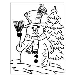 Coloring page: Winter season (Nature) #164456 - Free Printable Coloring Pages