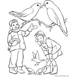 Coloring page: Winter season (Nature) #164460 - Free Printable Coloring Pages