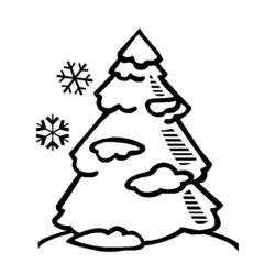 Coloring page: Winter season (Nature) #164465 - Free Printable Coloring Pages