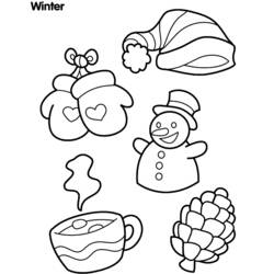 Coloring page: Winter season (Nature) #164466 - Free Printable Coloring Pages