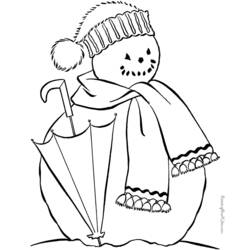 Coloring page: Winter season (Nature) #164473 - Free Printable Coloring Pages