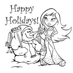 Coloring page: Winter season (Nature) #164479 - Free Printable Coloring Pages