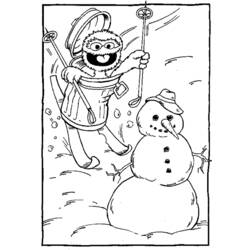 Coloring page: Winter season (Nature) #164484 - Free Printable Coloring Pages